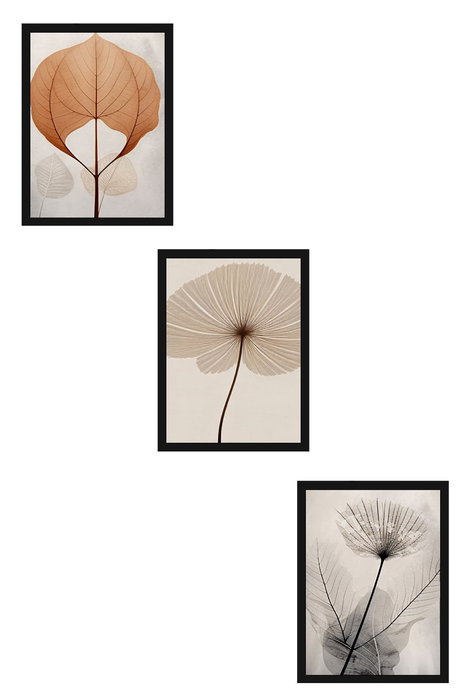 Wallity Huhu481S - Set de 3 pinturas decorativas en MDF de 35 x 50 cm